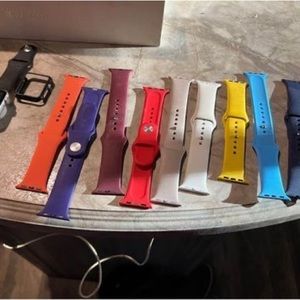 Apple watch series 3 38mm gps. Comes with 12 colorful, variety bands.